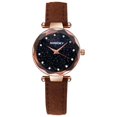thumbnail image 1 of Women Watches Personality romantic starry sky Wrist Watch Leather Rhinestone Designer Ladies Clock, 1 of 1