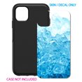thumbnail image 2 of DistinctInk Custom SKIN / DECAL compatible with OtterBox Symmetry for iPhone 11 (6.1" Screen) - Clear Blue Ice Image Print, 2 of 5