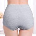 thumbnail image 5 of Daznico Womens Underwear - Women High Waist Postpartum Panties Full Coverage Soft Comfort Briefs - Panties for Women,Color:Grey,Size:XL, 5 of 6