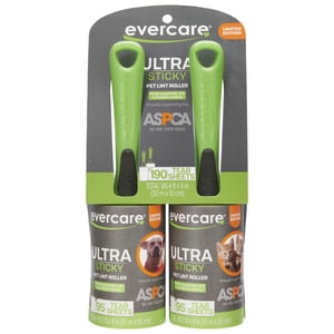 Evercare Pet Hair & Fur Lint Roller Twin Pack