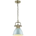 thumbnail image 1 of Beaumont Lane Pendentif en Acier en Laiton Vieilli et Mousse de Mer, 1 of 2