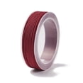 thumbnail image 2 of 1roll Nylon Threads Dyed Knotting Cord for Chinese Knotting Crafts and Jewelry Making Dark Red 1mm about 21.87 yards(20m)/roll, 2 of 3