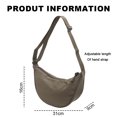 thumbnail image 2 of Sac à Bandoulière Tendance pour Femmes et Hommes, Sac à Main Dumpling, Sac à Main Décontracté avec Sangle Réglable, 2 of 5