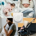 thumbnail image 4 of White Noise Machine for Travel Sleeping, Portable Sound Machine with 10 Natural Soothing Sounds 3 Timers, Compact Sleep Sound Machine with Volume Control Powered by USB, White Hanging Sound Machine, 4 of 6