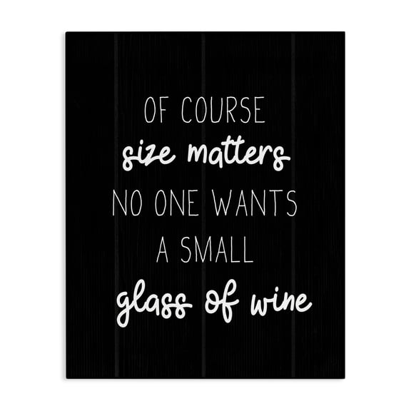 Stupell Industries Traditional No One Wants A Small Glass Canvas Art, 16 x 20, by Lil' Rue