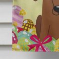 thumbnail image 4 of Carolines Treasures BB6130CHF Easter Eggs Teckel Rouge Brun Drapeau Toile Maison Taille, 4 of 4