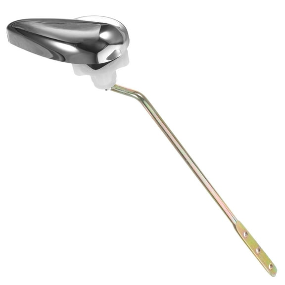AURARMLET Toilet Handle Replacement Flush Lever Kit, 1 Set, Golden ABS Material for Bathroom Toilet Tank Home Use