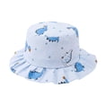 thumbnail image 4 of MIASHUI Breathable Fisherman Sun Hat For Kids Outdoor Beach Activities And Summer Blue,One Size, 4 of 4