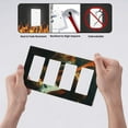 thumbnail image 4 of cat astronaut Switch Cover Decorative Wall Plate / 4-Gang 4-Decor / Standard Size 4.5x8 in, 4 of 5