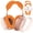 Orange, variant on Case Cover for AirPods Max Headphones, Translucent Soft TPU Ear Cups Cover and Silicone Ear Pad Cases, Headband Cover, Top Cover [4 in 1 kit] Accessories Protector for Apple Air Pods Max