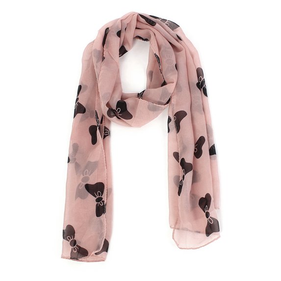 Allegra K Women's Chiffon Graffiti Style Wrap Stole Shawl Scarves