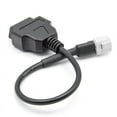 thumbnail image 2 of OBD Motorcycle Cable for 3 Pin Plug Cable Diagnostic Cable 3Pin to OBD2 16 Pin Adapter,1 x OBD Motorcycle Cable,black, 2 of 5