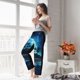 thumbnail image 5 of Balery Hawaiian Beach Pirate Moon Pantalones de pijama para mujer, pijamas ultraligeros, pantalones de estar por casa-3X-Large, 5 of 6