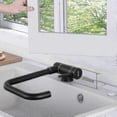 thumbnail image 2 of 360 Swivel Folding Black Kitchen Faucet, Window Folding Kitchen Mixer Tap, Stainless Steel Hot And Cold Water Sink Mixer Tap For Kitchen, 2 of 4