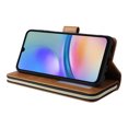 thumbnail image 5 of Allytech Samsung Galaxy A05s Wallet Case with 9 Card Slots & Zipper Pouch for Women Men, Magnetic Closure Kickstand Durable PU Leather Wristlet Strap Folio Flip Luxury Cover - Brown, 5 of 8