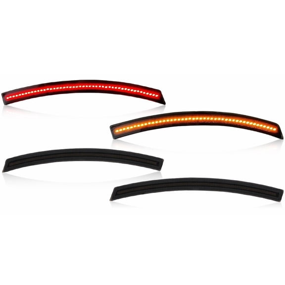 Smoked LED Bumper Side Marker Light For 2014-2019 Chevrolet Corvette C7