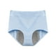 thumbnail image 2 of Ropa interior menstrual Prolriy para mujer, color sólido, cintura alta, talla grande, algodón, antifugas, conservadora, cintura baja, pantalones fisiológicos, ropa interior para mujer, azul claro, L, 2 of 4