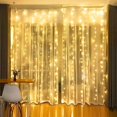 thumbnail image 5 of Guirnalda de luces LED USB para cortina navideña 2024, 8 modos, mando a distancia, para fiestas, jardín, hogar, decoración de bodas, Año Nuevo 2025, 5 of 5