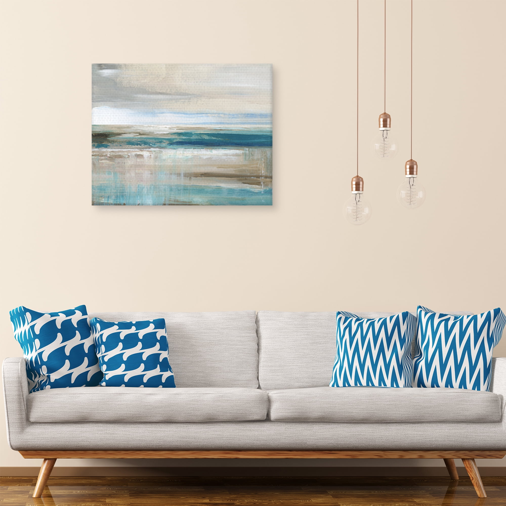 Abstract Sea by Nan Canvas Art Print