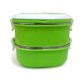 thumbnail image 2 of Recipiente Para Comida 2 Niveles Cuadrado Easy Go Verde, 2 of 3