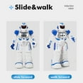 thumbnail image 4 of Robot Toys for Kids: Interactive Remote Control Programmable Robot with Walking, Dancing, Gesture Sensing, Adjustable Volume, Rechargeable Rc Toy for Ages 3-12, Ideal Gift for Boys and Girls (Blue), 4 of 8