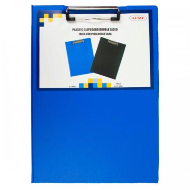 Bulk Buys KL22163 9 x 12 in. Foldable Plastic Clipboard, Assorted Color