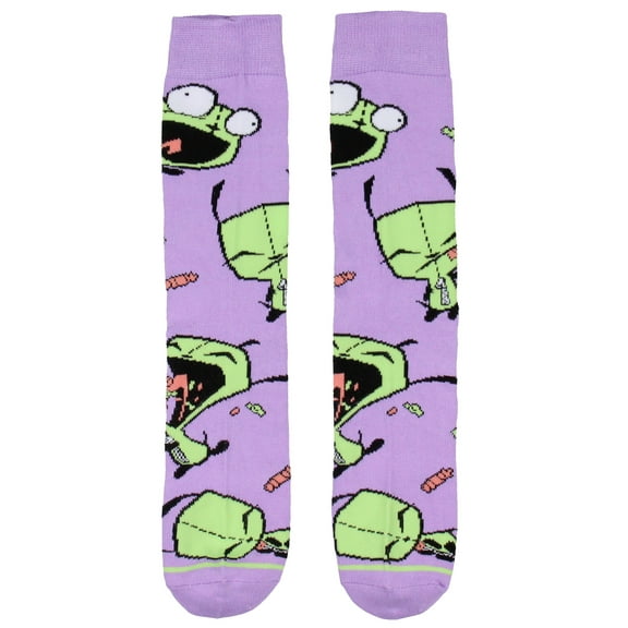 Invader Zim Gir Grr Space Athletic Mid-Calf Crew Socks For Men Women 1 Pair