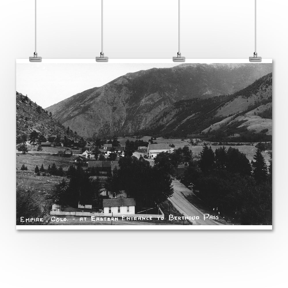 Empire, Colorado View of the Town at the Eastern Entrance to Berthoud