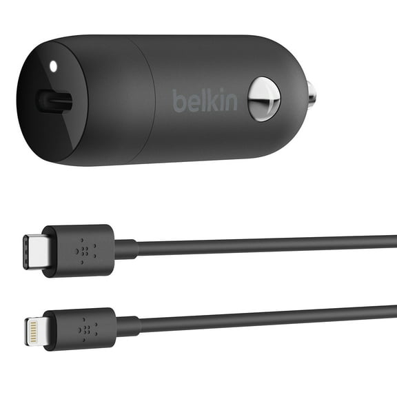 Belkin 20W USB-C Car Charger CCA003bt04BK