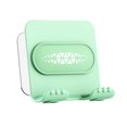 thumbnail image 4 of Soporte de pared de metal para teléfono, soporte ajustable para teléfono de baño sin perforaciones, para teléfonos móviles, tabletas y objetos pequeños B10 [verde plateado], 4 of 5