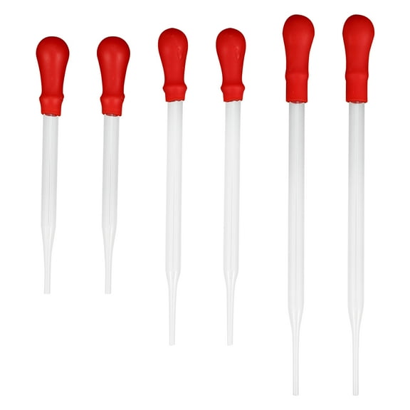 GOOHOCHY  30 Pcs Pipette Reusable Dropper Practical Droppers Lightweight