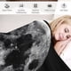 thumbnail image 4 of Manta de franela suave con diseño de luna para cama y sofá (76,2 x 101,6 cm), 4 of 8