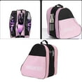 thumbnail image 1 of thinsony Sac de Chaussures de Patinage Sac de Rangement de Patins Respirant Sacs à Main Patins à Roulettes Sac Rose, 1 of 9