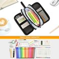 thumbnail image 5 of FORMRS Pencil Case with 3 Compartments Zipper Pouch, Elementary School Level and up, Hockey Action Zone, 5 of 8