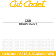 thumbnail image 3 of CUB CADET 788S04021 Cub Yellow 2 Spray Paint 12oz Aerosol Spray Paint Can, 3 of 6