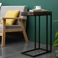 thumbnail image 5 of Proman Products Breeze Casual C Shaped End Table Small Side Table with Steel Base, 5 of 7