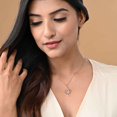 thumbnail image 2 of Silvermist Jewelry Harper Pendant Necklace 18K Yellow Gold over 925 Sterling Silver | Everyday Jewelry for Women, Birthday Gift for Her, 2 of 2