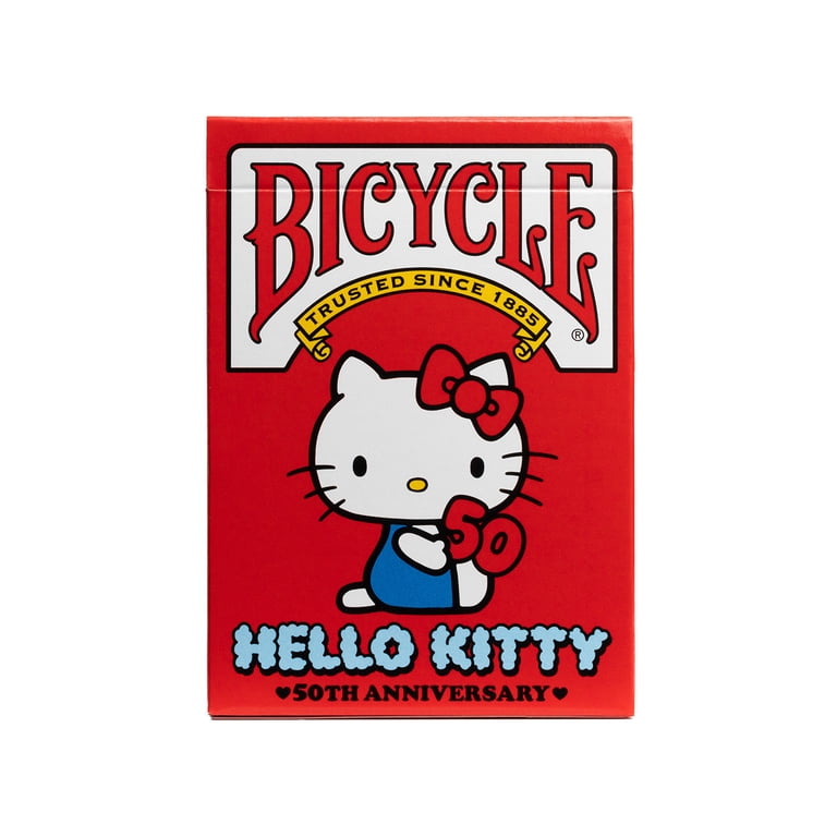 Bicycle Hello Kitty 50th Anniversary Playing Cards - Walmart.com