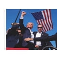 thumbnail image 3 of Del Presidente Trump Tiro 3x5 Pies para Interiores Y Exteriores, 3 of 9