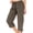 Brown, variant on USSUMA Cargo Capris for Seniors Straight Leg High Waisted Capri Cargo Pants Lightweight Quick Dry Hiking Pants with Pockets up to 65% Off