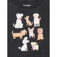 thumbnail image 3 of Garanimals Toddler Girl Long Puff Sleeve Graphic T-Shirt, Sizes 18M-5T, 3 of 3