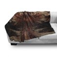 thumbnail image 3 of Fractal Soft Flannel Fleece Blanket, Gothic Medieval Heraldic Ornamental Background Middle Age Knight Aged Artwork Print, Cozy Plush for Indoor and Outdoor Use, 50" x 60", Multicolor, by Ambesonne, 3 of 6