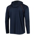 thumbnail image 3 of Men's Starter Navy Chicago Bears Raglan Long Sleeve Hoodie T-Shirt, 3 of 3