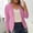 2-Hot Pink, variant on Women's Blazers & Suit Jackets acuever Women Blending Coats Black Casual Professional Women's Solid Color Pocketed Blazer Jacket