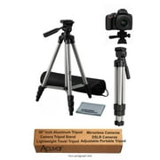 Acuvar 50-Inch Lightweight Aluminum Camera Tripod Stand–Universal Travel Tripod Compatible with Canon,Nikon,Sony, DSLR Cameras, Mirrorless Cameras, Camcorders, and Vlogging Setups, Adjustable Portable