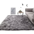 thumbnail image 1 of Alfombra Shaggy para Salón 80x120cm y Felpa Alfombra Antideslizante de Fibra de Polipropileno Suave Gris Oscuro, 1 of 5