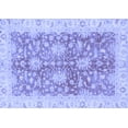 thumbnail image 1 of Ahgly Company Machine Washable Indoor Rectangle Abstract Blue Modern Area Rugs, 2' x 5', 1 of 4