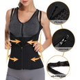 thumbnail image 4 of Vaslanda Waist Trainer Corset for Women Tummy Control Sport Workout Body Shaper Black, 4 of 6