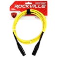 thumbnail image 3 of 4 Rockville RCXFM6P-Y Yellow 6' Female to Male REAN XLR Mic Cable 100% Copper, 3 of 3