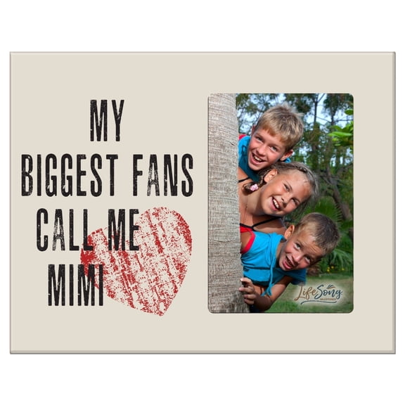 LifeSong Milestonesn 8x10 Tabletop Picture Frames - My Biggest Fans Call Me Mimi